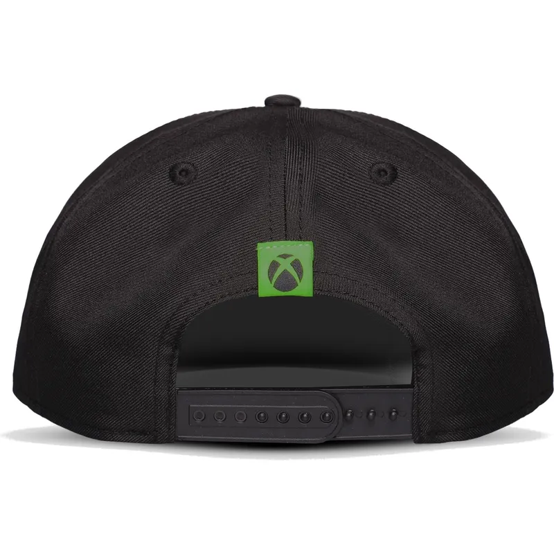 petten-plat-zwart-snapback-visor-controller-microsoft-van-difuzed