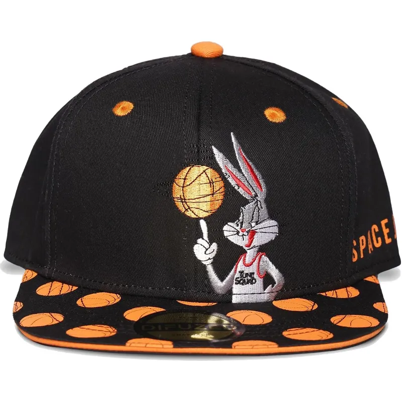 petten-plat-zwart-snapback-space-jam-van-difuzed petten-plat-zwart-snapback-space-jam-van-difuzed
