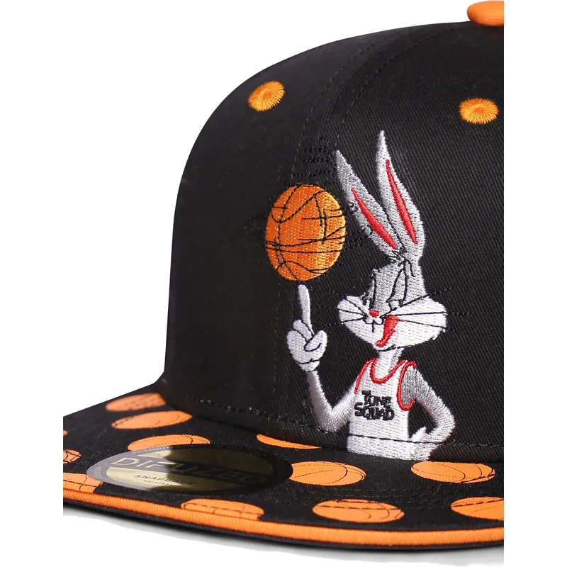 petten-plat-zwart-snapback-space-jam-van-difuzed petten-plat-zwart-snapback-space-jam-van-difuzed