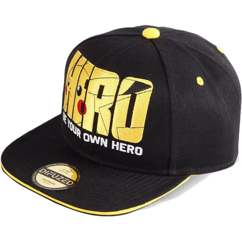 petten-plat-zwart-snapback-be-your-own-hero-olympics-van-difuzed petten-plat-zwart-snapback-be-your-own-hero-olympics-van-difuzed