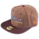 petten-plat-bruin-snapback-core-van-difuzed