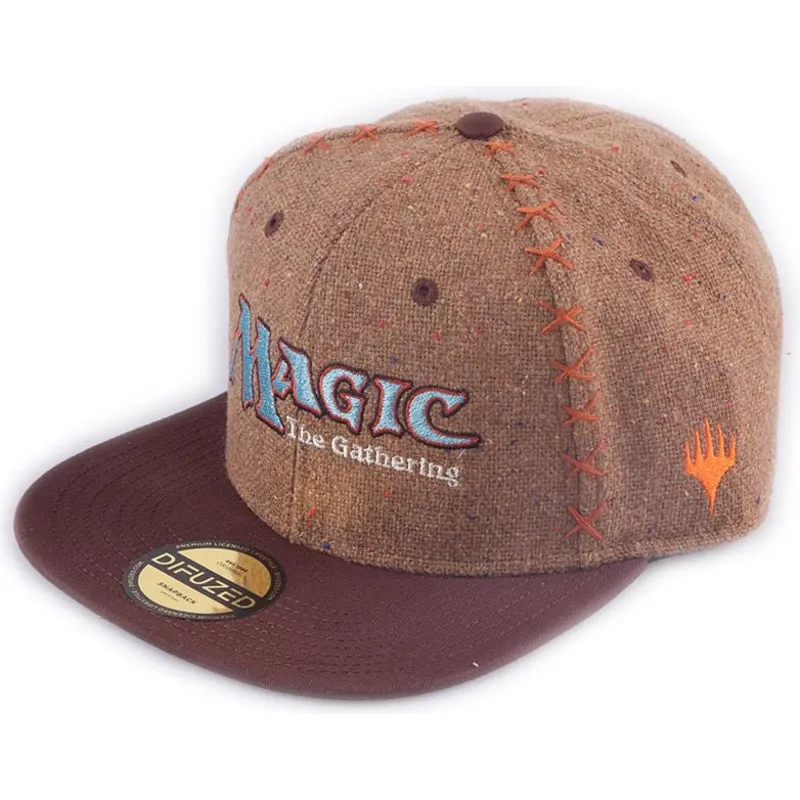 petten-plat-bruin-snapback-core-van-difuzed