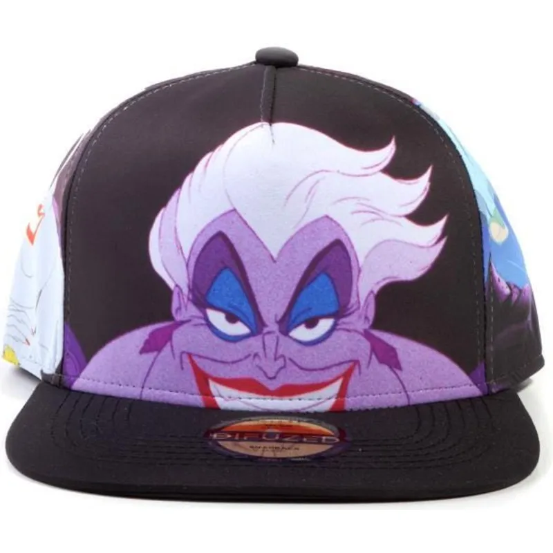 petten-plat-zwart-snapback-la-sirenita-van-difuzed