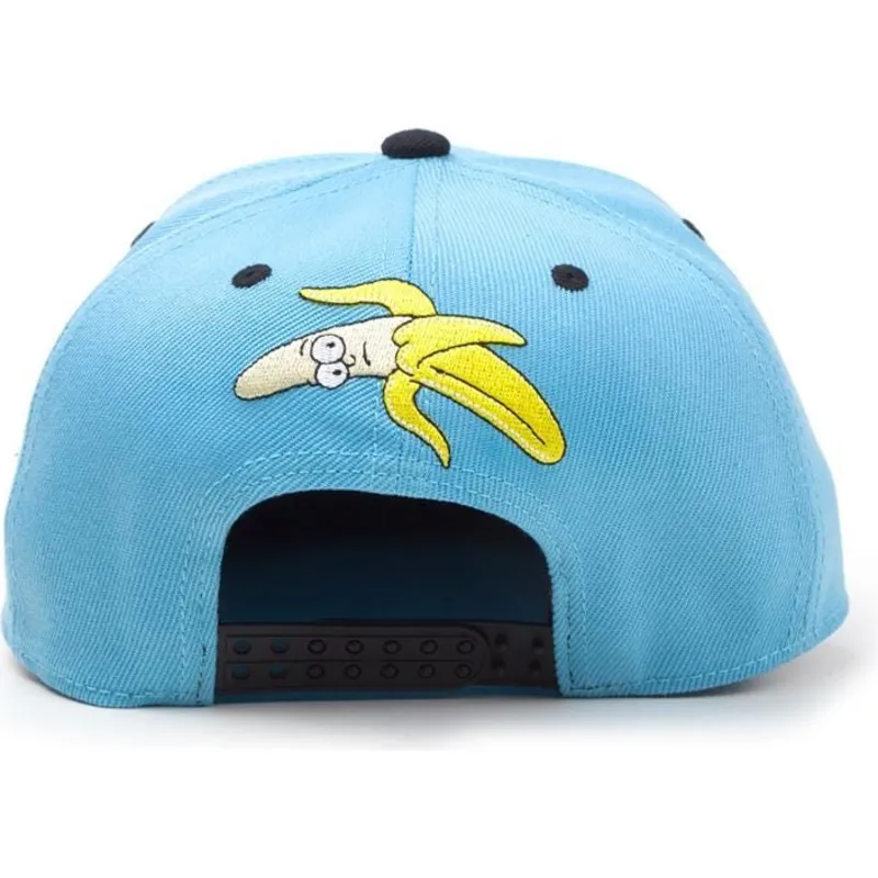 petten-plat-blauw-snapback-banana-van-difuzed