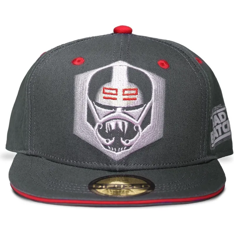 petten-plat-grijs-snapback-voor-kinderen-the-bad-batch-van-difuzed
