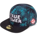 petten-plat-blauw-snapback-true-power-van-difuzed