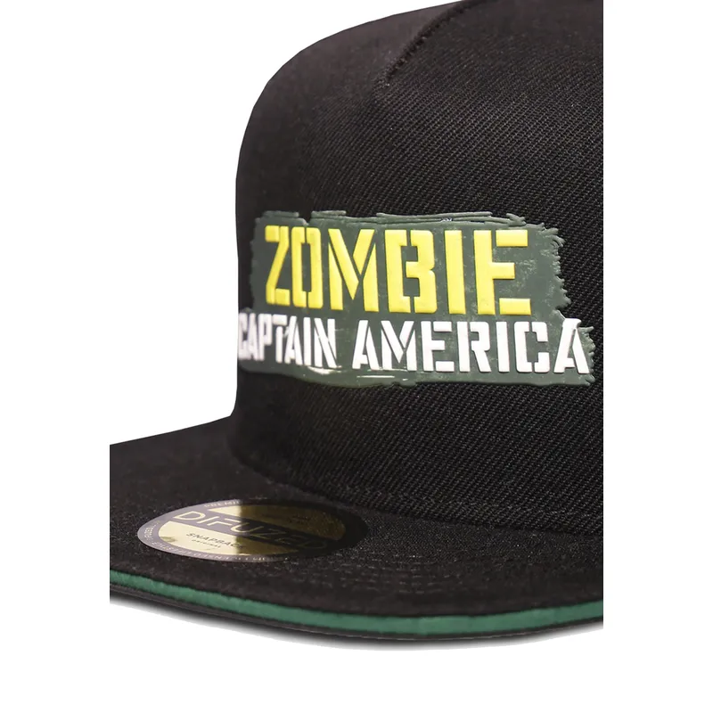 petten-plat-zwart-snapback-zombie-what-if-van-difuzed