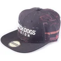 petten-plat-zwart-snapback-glitch-legion-van-difuzed