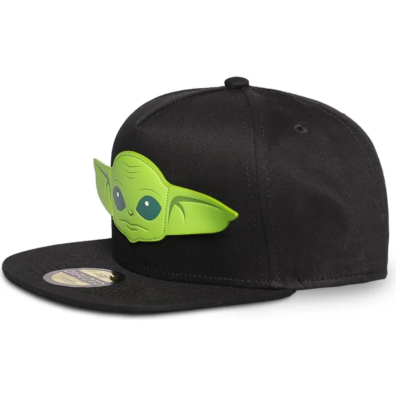 petten-plat-zwart-snapback-baby-yoda-the-mandalorian-van-difuzed petten-plat-zwart-snapback-baby-yoda-the-mandalorian-van-difuzed