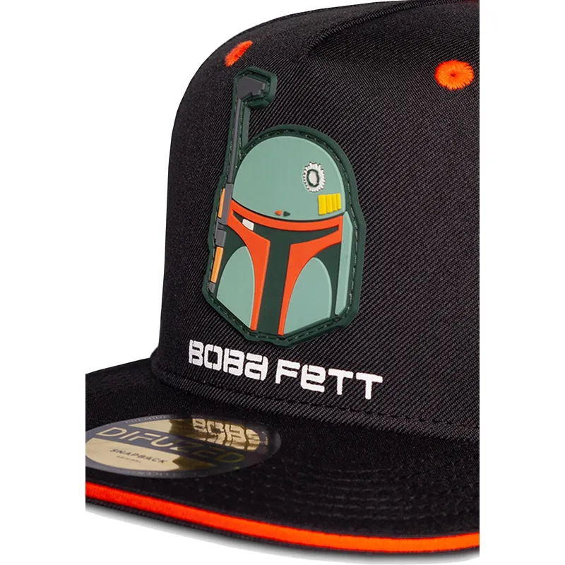 petten-plat-zwart-snapback-voor-kinderen-bounty-hunter-the-mandalorian-van-difuzed