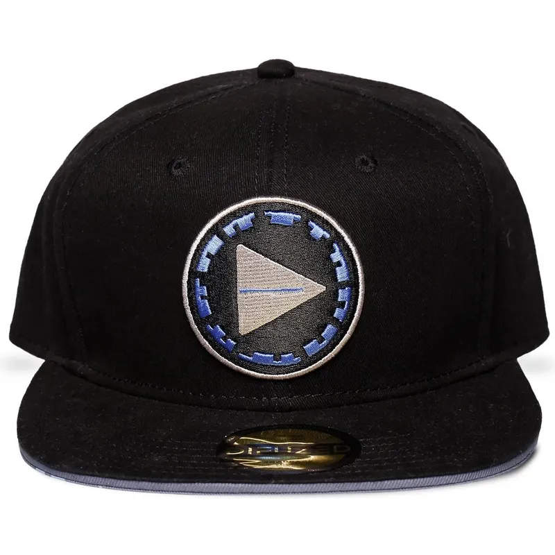 petten-plat-zwart-snapback-forbidden-west-van-difuzed