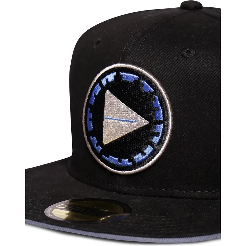petten-plat-zwart-snapback-forbidden-west-van-difuzed