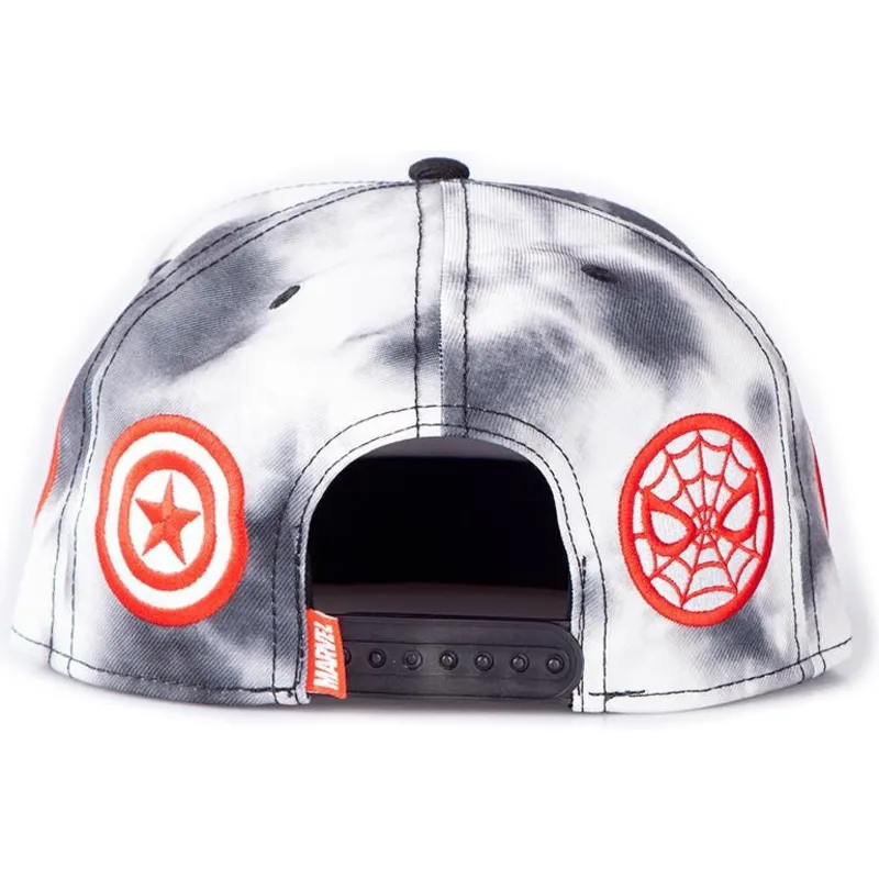 petten-plat-wit-snapback-tye-dye-badge-van-difuzed