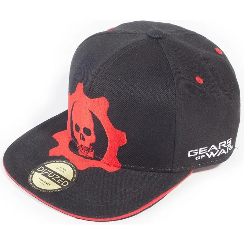 petten-plat-zwart-snapback-red-helmet-van-difuzed