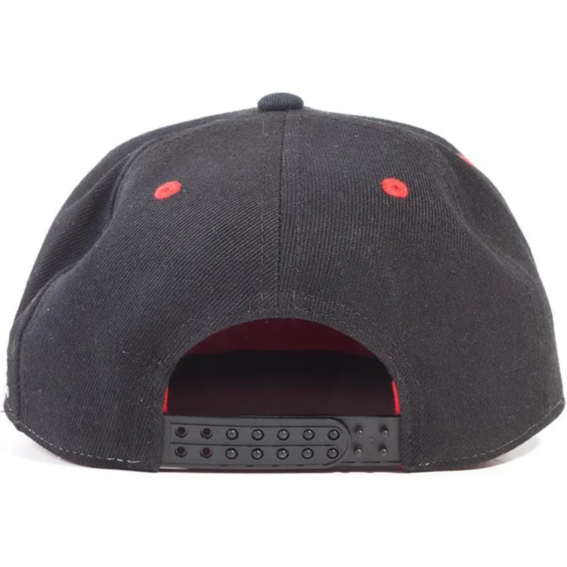 petten-plat-zwart-snapback-red-helmet-van-difuzed