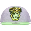 petten-plat-grijs-snapback-voor-kinderen-release-the-rage-van-difuzed