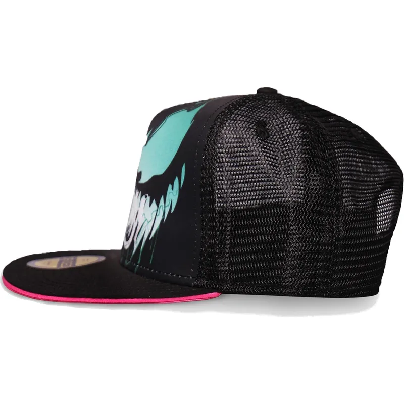petten-plat-zwart-snapback-voor-kinderen-trucker-van-difuzed