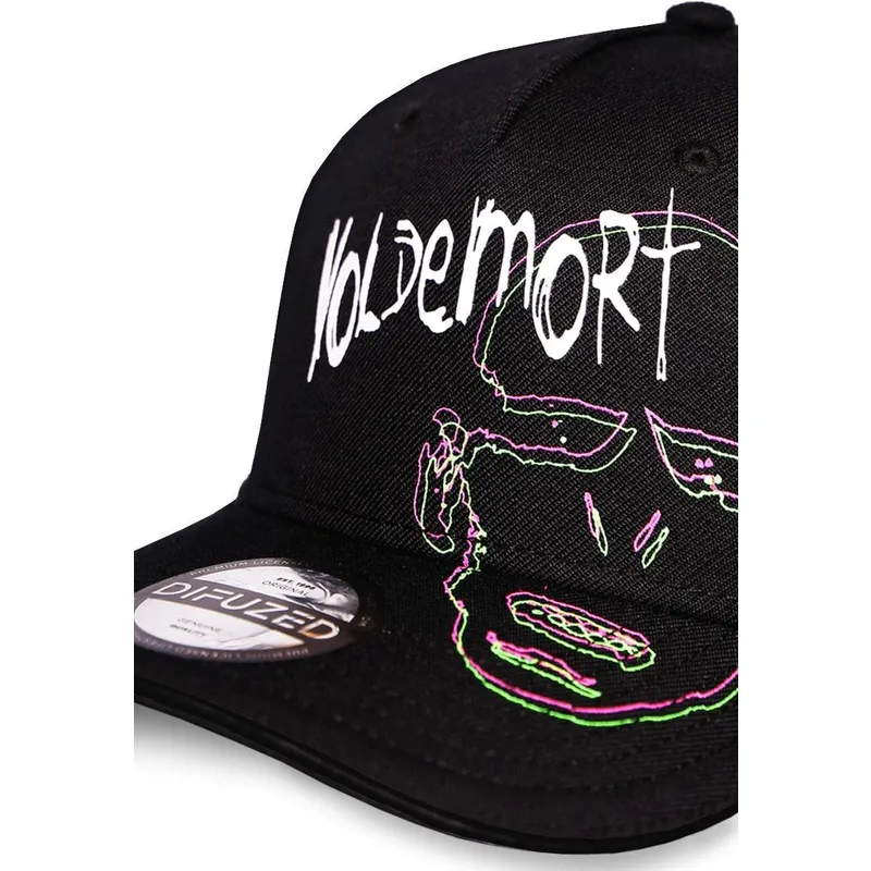 petten-gebogen-zwart-snapback-wizards-unite-van-difuzed