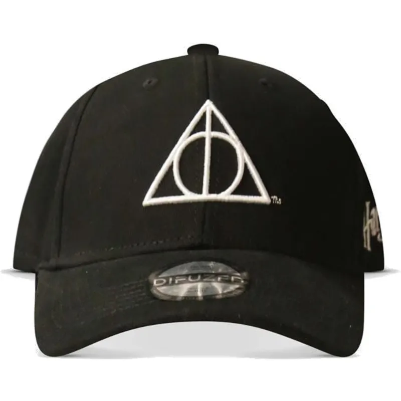 petten-gebogen-zwart-snapback-van-la-muerte-harry-potter-van-difuzed