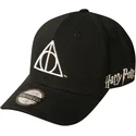 petten-gebogen-zwart-snapback-van-la-muerte-harry-potter-van-difuzed