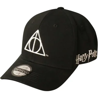 petten-gebogen-zwart-snapback-van-la-muerte-harry-potter-van-difuzed