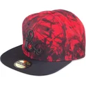 petten-plat-rood-snapback-van-difuzed