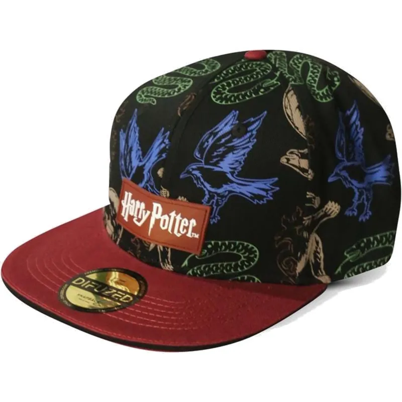 petten-plat-zwart-snapback-van-difuzed petten-plat-zwart-snapback-van-difuzed