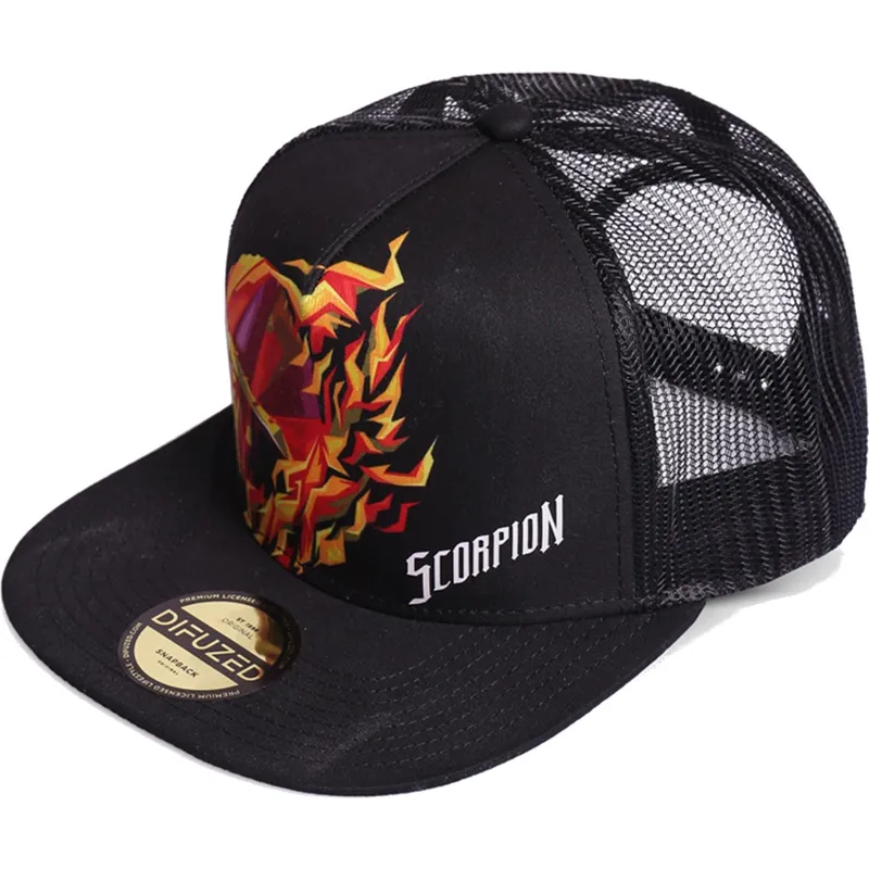 petten-plat-zwart-snapback-trucker-van-difuzed