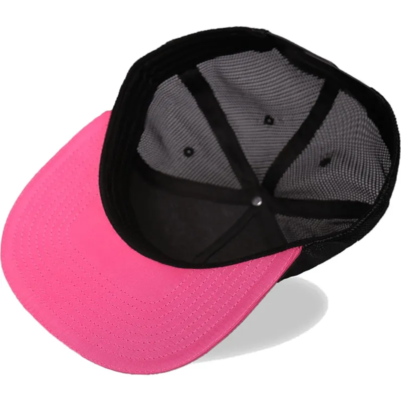 petten-plat-zwart-snapback-voor-kinderen-trucker-van-difuzed