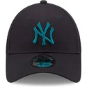 petten-gebogen-marineblauw-verstelbaar-9forty-league-essential-van-new-york-yankees-mlb-van-new-era
