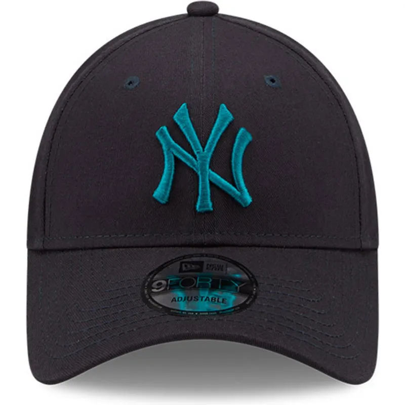petten-gebogen-marineblauw-verstelbaar-9forty-league-essential-van-new-york-yankees-mlb-van-new-era