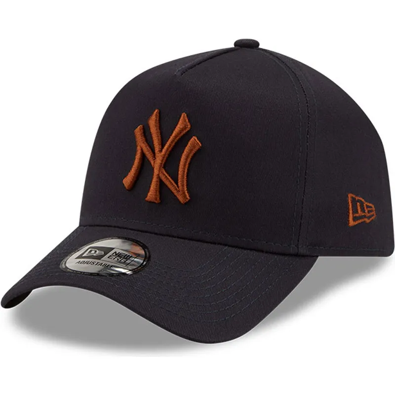 petten-gebogen-marineblauw-snapback-9forty-e-frame-van-new-york-yankees-mlb-van-new-era petten-gebogen-marineblauw-snapback-9forty-e-frame-van-new-york-yankees-mlb-van-new-era