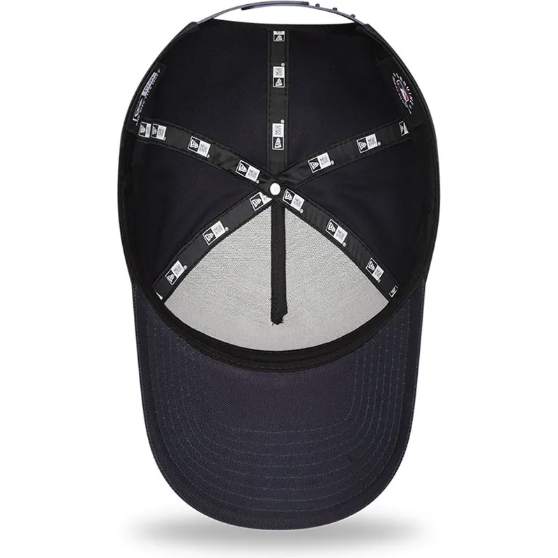 petten-gebogen-marineblauw-snapback-9forty-e-frame-van-new-york-yankees-mlb-van-new-era petten-gebogen-marineblauw-snapback-9forty-e-frame-van-new-york-yankees-mlb-van-new-era