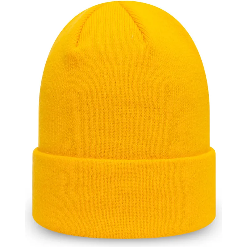 mutsen-geel-cuff-knit-pop-colour-van-new-era