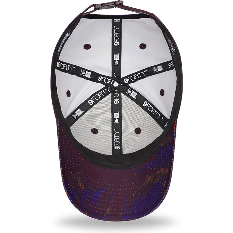 petten-gebogen-rood-verstelbaar-9forty-ray-scape-van-new-york-yankees-mlb-van-new-era