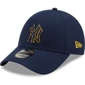 petten-gebogen-marineblauw-verstelbaar-9forty-pop-outline-van-new-york-yankees-mlb-van-new-era