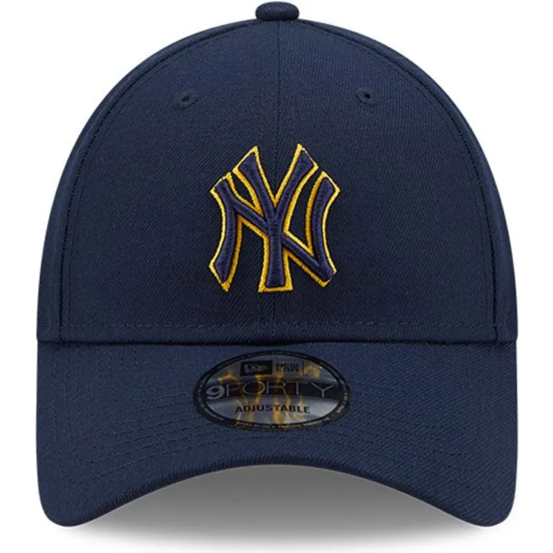 petten-gebogen-marineblauw-verstelbaar-9forty-pop-outline-van-new-york-yankees-mlb-van-new-era