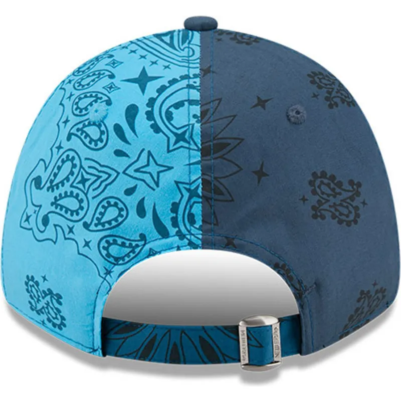 petten-gebogen-blauw-verstelbaar-9forty-paisley-print-van-new-york-yankees-mlb-van-new-era
