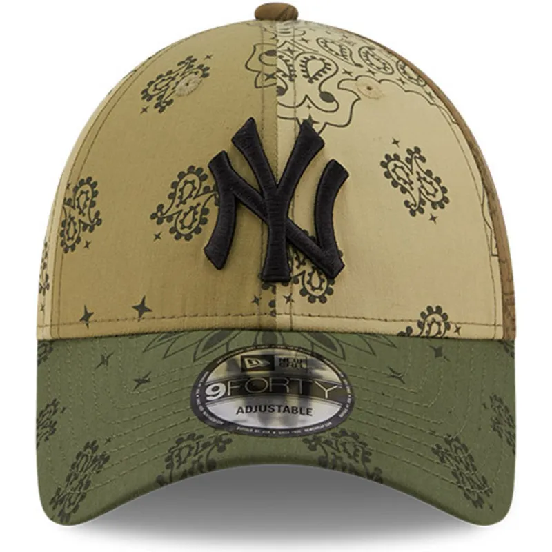 petten-gebogen-groen-verstelbaar-9forty-paisley-print-van-new-york-yankees-mlb-van-new-era petten-gebogen-groen-verstelbaar-9forty-paisley-print-van-new-york-yankees-mlb-van-new-era