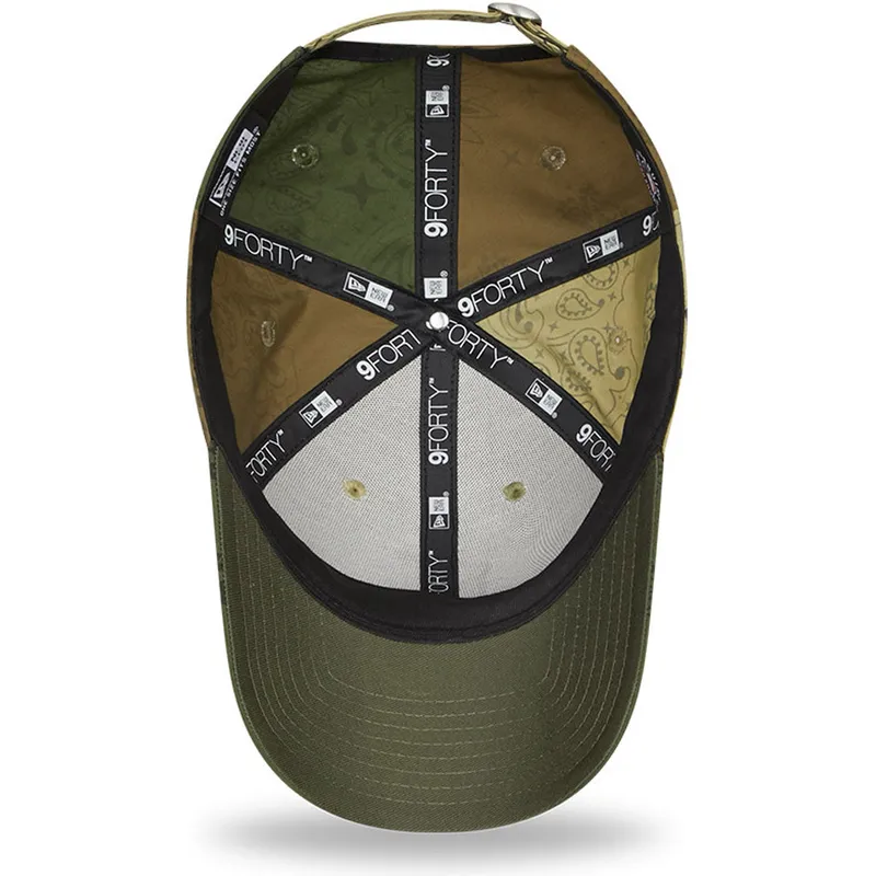 petten-gebogen-groen-verstelbaar-9forty-paisley-print-van-new-york-yankees-mlb-van-new-era petten-gebogen-groen-verstelbaar-9forty-paisley-print-van-new-york-yankees-mlb-van-new-era