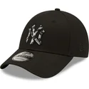 petten-gebogen-zwart-verstelbaar-9forty-camo-infill-van-new-york-yankees-mlb-van-new-era