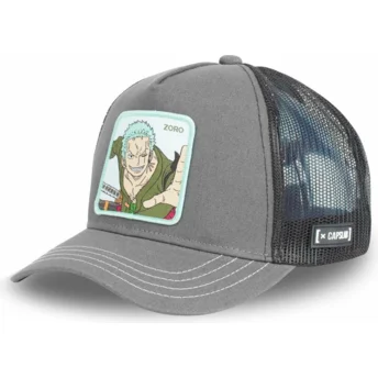 Petten gebogen grijs snapback ZOR1 Roronoa Zoro One Piece van Capslab
