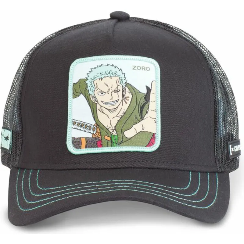 petten-gebogen-zwart-snapback-zor2-roronoa-zoro-one-piece-van-capslab petten-gebogen-zwart-snapback-zor2-roronoa-zoro-one-piece-van-capslab