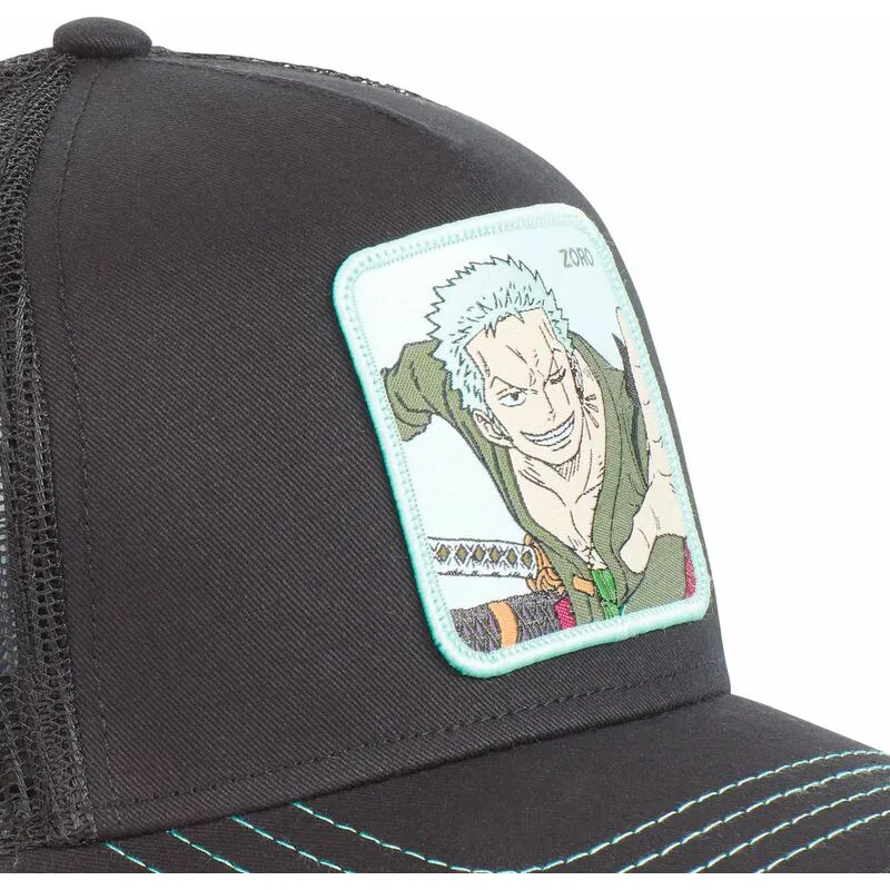 petten-gebogen-zwart-snapback-zor2-roronoa-zoro-one-piece-van-capslab petten-gebogen-zwart-snapback-zor2-roronoa-zoro-one-piece-van-capslab