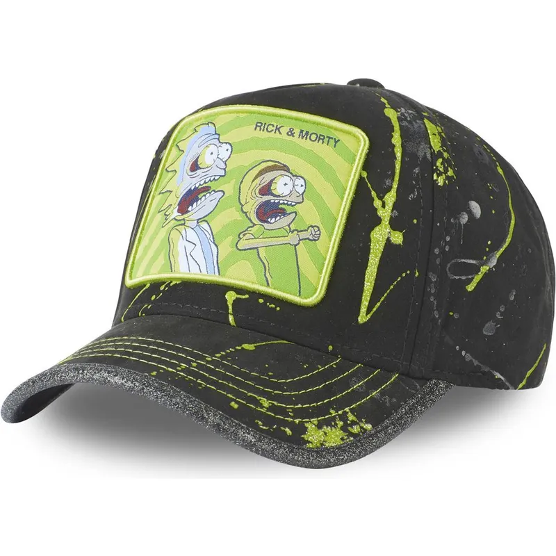 petten-gebogen-zwart-verstelbaar-tag-ric-rick-en-morty-van-capslab