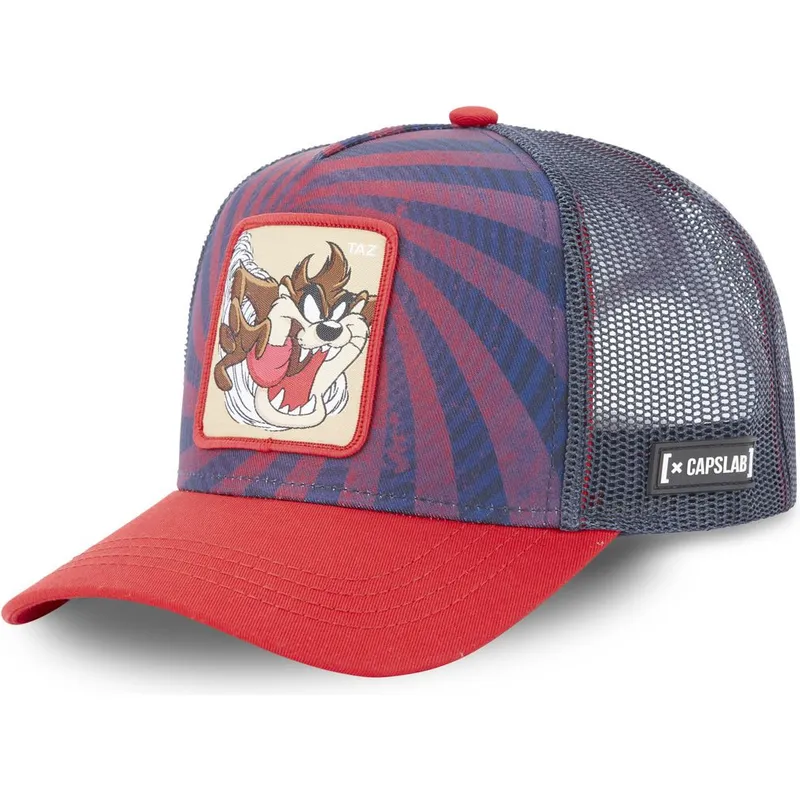 petten-gebogen-marineblauw-snapback-tasmaanse-duivel-looney-tunes-van-capslab