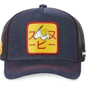 petten-gebogen-marineblauw-snapback-pea-sam-denim-snoopy-peanuts-van-capslab