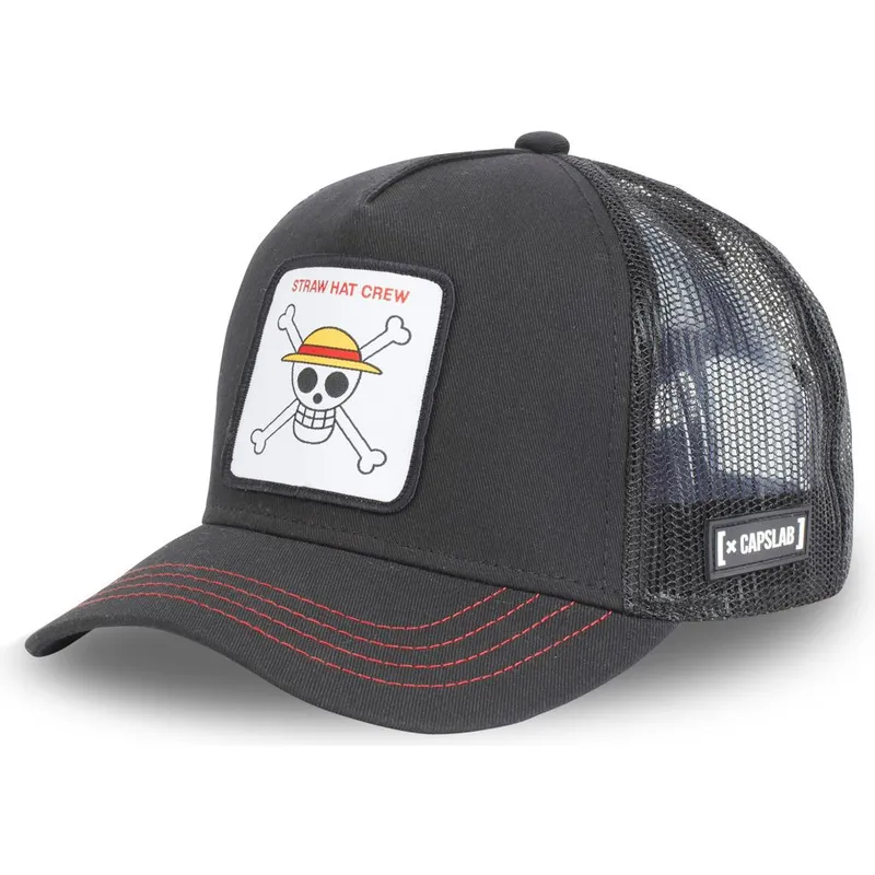 petten-gebogen-zwart-snapback-sku2-straw-hat-pirates-one-piece-van-capslab
