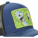 petten-gebogen-marineblauw-snapback-psy1-rick-en-morty-van-capslab