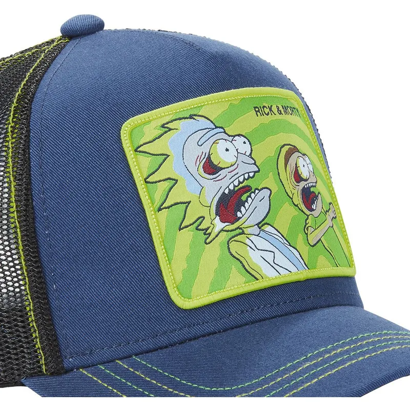 petten-gebogen-marineblauw-snapback-psy1-rick-en-morty-van-capslab petten-gebogen-marineblauw-snapback-psy1-rick-en-morty-van-capslab